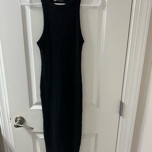 Zara ribbed midi bodycon dress
